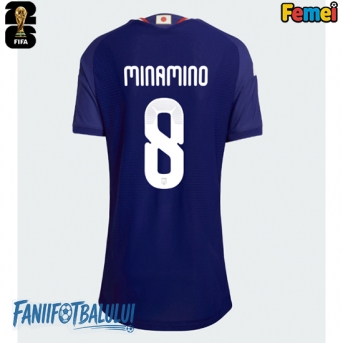 Japonia Takumi Minamino #8 Echipament de Fotbal Replică Mondial 2026 Femei Acasa
